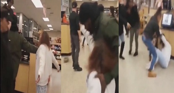 بالفيديو.. مشادة كلامية تنتهي باعتداء فتاتين بطريقة وحشية على امرأة