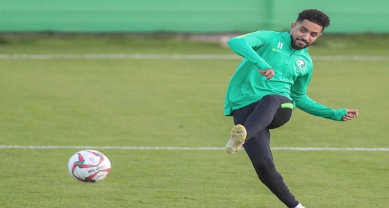 بالصور.. لاعبو الأخضر يؤدون التدريبات استعدادا للقاء اليابان
