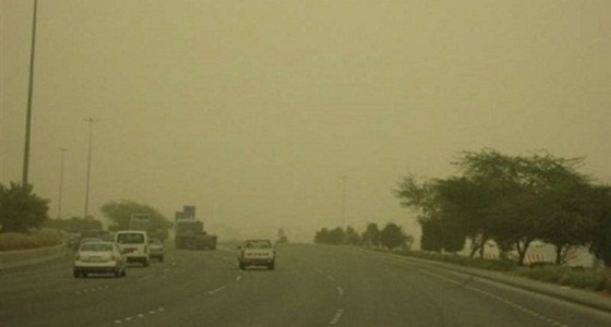 رؤية غير جيدة بسبب العوالق الترابية في عسير