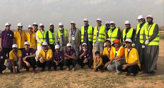 بالصور.. وفد ” ديوانية آل حسين ” يزور المخيم الكشفي بروضة الخفس بالرياض