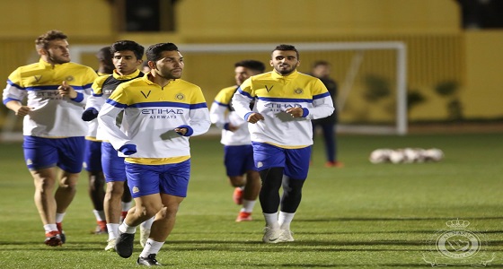 بالصور.. ” النصر ” يبدأ استعداداته لمباراة ” الأهلي “