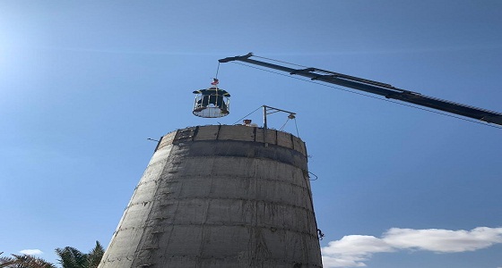 سقوط عامل في خزان مياه تحت الإنشاء بالروضة