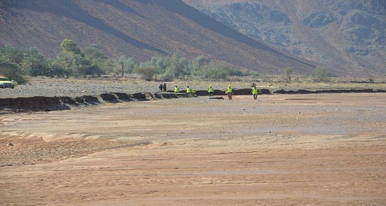 بالصور.. العثور على جثة فقيد سيل وادي فضلا بالعلا