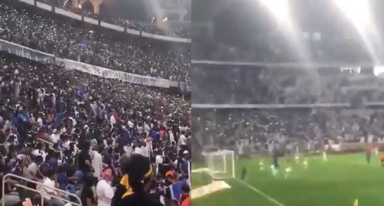 بالفيديو.. الأمير محمد بن فيصل يتغنى بمدرجات وجماهير الهلال