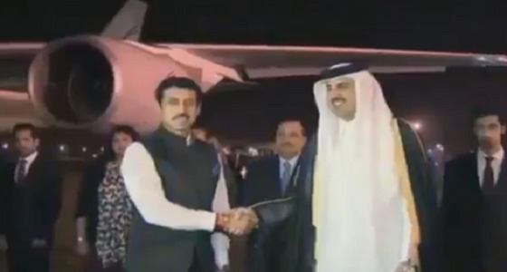 استقبال مهين لـ ” تميم ” في الهند قبل إحتفائهم بـ ” ولي العهد ” في زيارة مماثلة