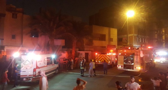 بالصور.. وفاة طفلين في حريق بالمدينة المنورة