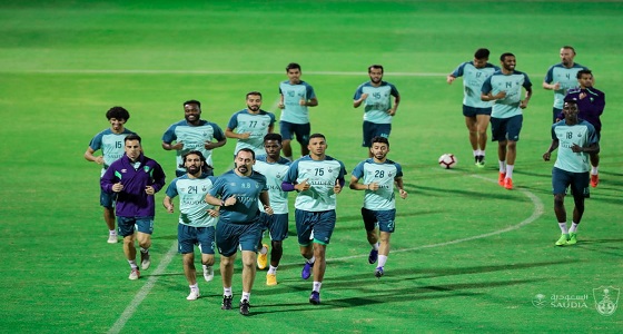 بالصور.. الأهلي يواصل تدريباته اليومية