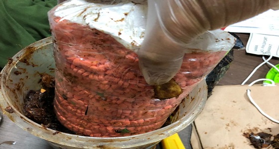 بالصور.. إحباط تهريب 26 ألف حبة ترامادول وإمفيتامين في مطار الملك عبدالعزيز الدولي