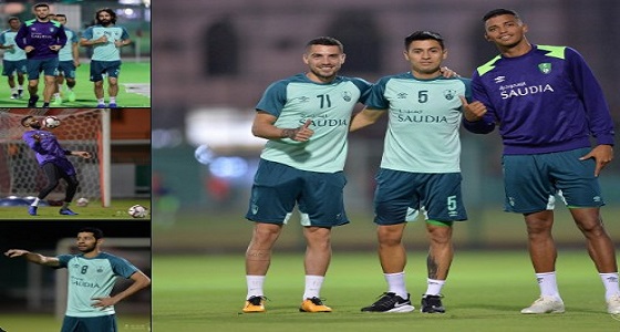 بالصور.. الأهلي يواصل تدريباته اليومية