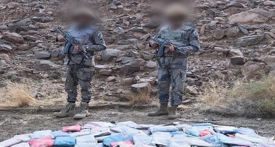 حرس الحدود بنجران يحبط محاولة تهريب 309 كيلوجرام من الحشيش