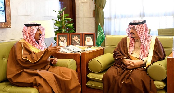 أمير الرياض يستقبل أمين عام دارة الملك عبدالعزيز المكلف