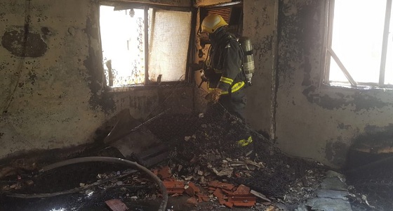 بالصور.. إخلاء 75 شخصًا نتيجة اندلاع حريق بفندق في المدينة المنورة