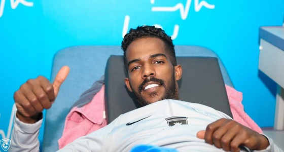 نواف العابد يغيب عن مباراة الاتحاد السكندري لخضوعه لبرنامج علاجي