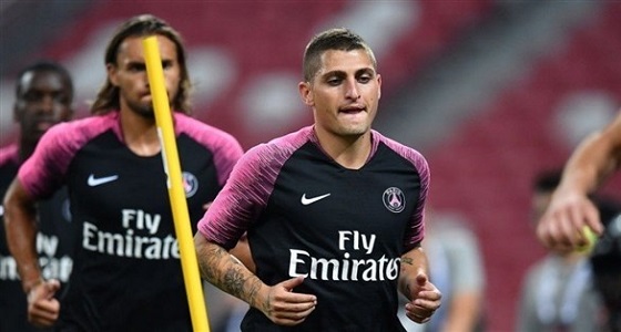 بعد إصابته بالتواء في الكاحل.. ” فيراتي ” يعود للتدريب الجماعي