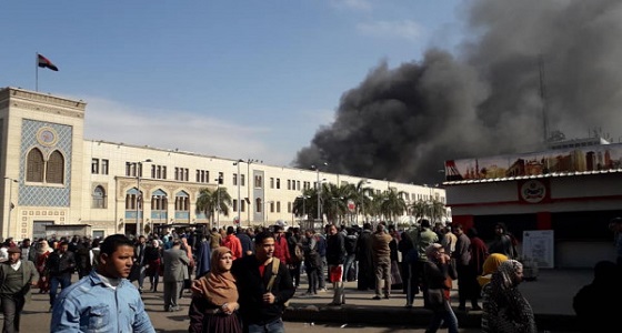 بالفيديو.. لحظة انفجار القطار في محطة مصر 