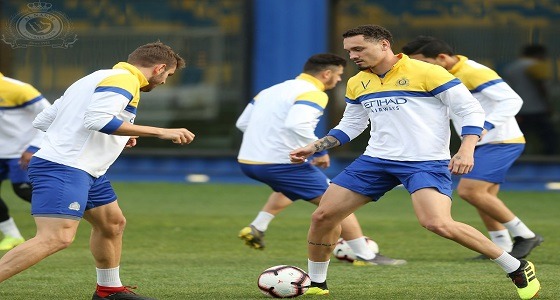 بالصور.. ” النصر ” يواصل استعداداته لمباراة ” الأهلي “