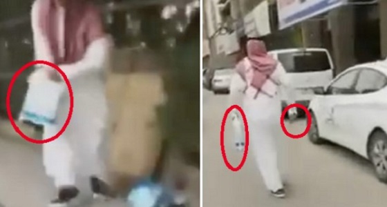 بالفيديو.. ” علي بابا ” .. عمالة وافدة تلاحق لصا لسرقته جوال بالرياض