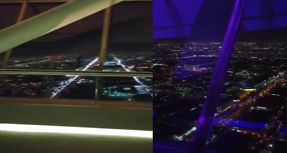 بالفيديو.. الرياض من فوق برج المملكة