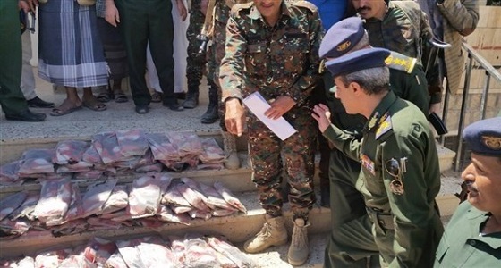 التحفظ على 23 كيلوجراما من الحشيش كانت في طريقها إلى الحوثيين