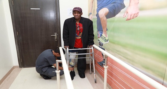 تركيب طرف سفلي للكابتن مصطفى إدريس بـ ” سعود الطبية “