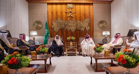 ولي العهد يلتقي رئيس مجلس الأمة بالكويت