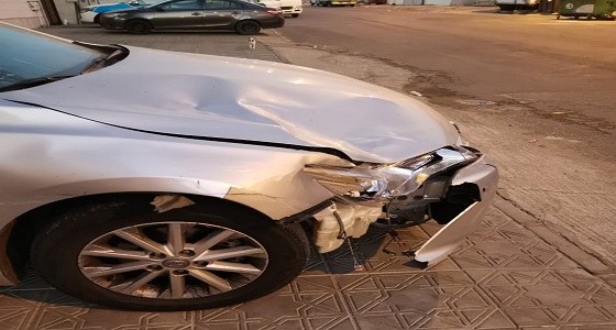 بالصور.. القبض على قائد مركبة هرب بعد دهس أحد المشاة