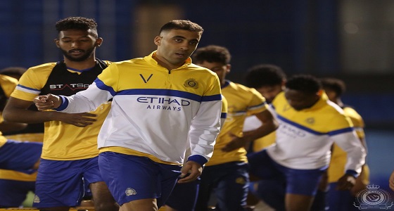 بالصور.. ” النصر ” يواصل تدريباته استعدادًا لـ ” الهلال “