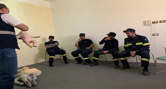 صحة الطائف تدرب رجال الدفاع المدني وامن الطرق على ” الاسعافات الأولية ” و ” الفرز الطبي “