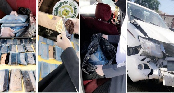 الإطاحة بشخصين بحوزتهما 46 كيلو جراما من الحشيش