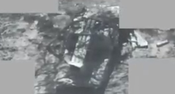 بالفيديو.. التحالف يستهدف منصة إطلاق صواريخ حوثية
