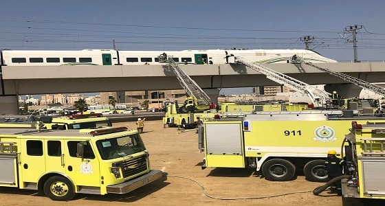 بالصور.. مصرع وإصابة 28 شخص بحادث افتراضي بمحطة قطار الحرمين في جدة