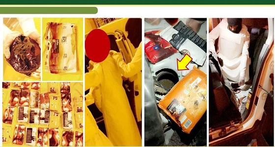 مكافحة المخدرات تضبط مهربين بحوزتهم كمية كبيرة من الحشيش بعسير
