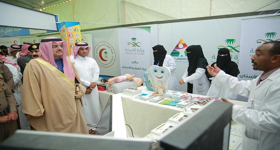 صحة حفرالباطن تشارك بمعارض توعوية في فعاليات اليوم العالمي للدفاع المدني