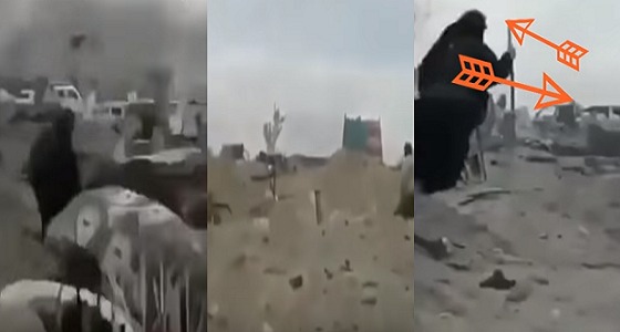 بالفيديو.. عناصر داعش يتنكرون في لباس نسائي