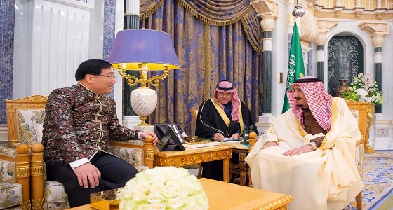 خادم الحرمين الشريفين يستقبل سفير جمهورية الصين الشعبية لدى المملكة