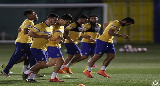 بالصور.. النصر يختتم تدريباته لمواجهة الهلال