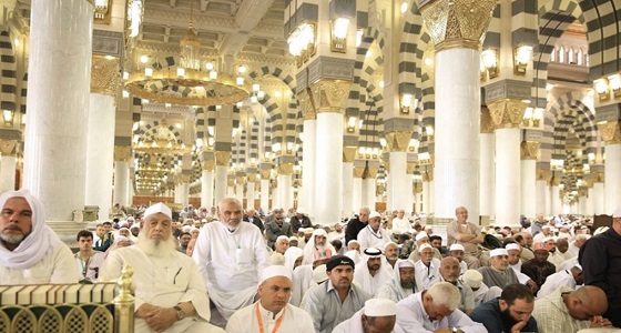 بالصور.. خطبة الجمعة من المسجد النبوي