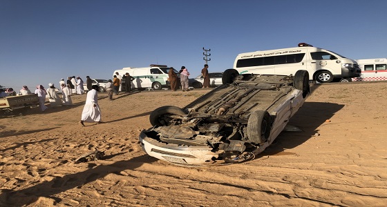بالصور.. وفاة 4 أشخاص إثر تصادم أربع مركبات بعشيرة الطائف