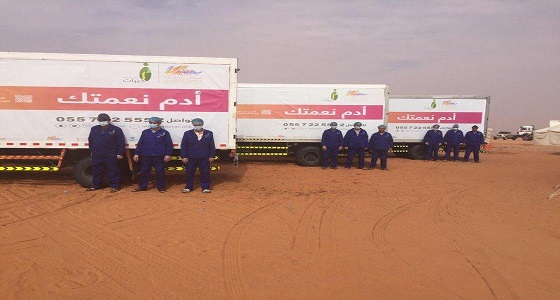 ” خيرات ” لحفظ النعمة تكشف عن حجم ما جمعته من ” مهرجان الإبل “