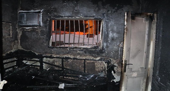 الدفاع المدني يخمد حريقا في شقة سكنية بالطائف