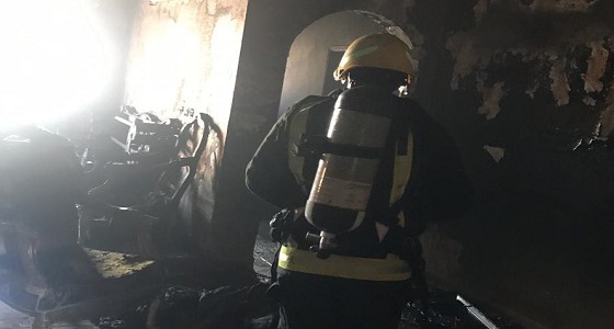 بالصور.. حريق بشقة سكنية يتسبب في إصابة مقيمين بخيبر