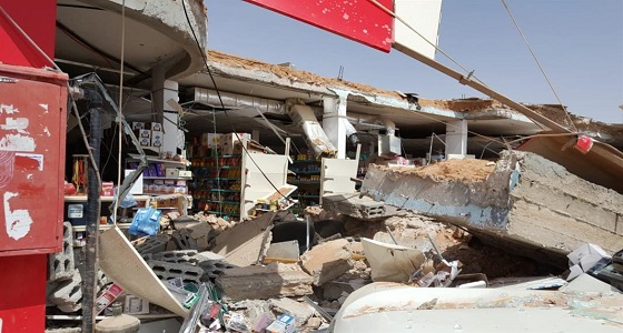 بالصور.. انهيار مفاجئ لسوبر ماركت في حي اللبن بالرياض.. ولا وفيات