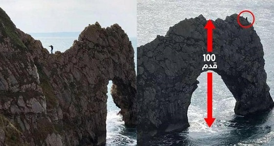 شاب يخاطر بحياته من أجل صورة سيلفي