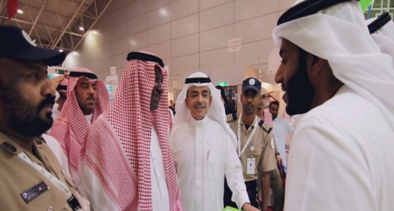 بالصور.. ماجد عبدالله وسامي الجابر في ” معرض التعليم العالي ” بالرياض