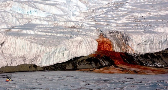 بالصور.. فك لغز ” شلالات الدم ” العجيبة