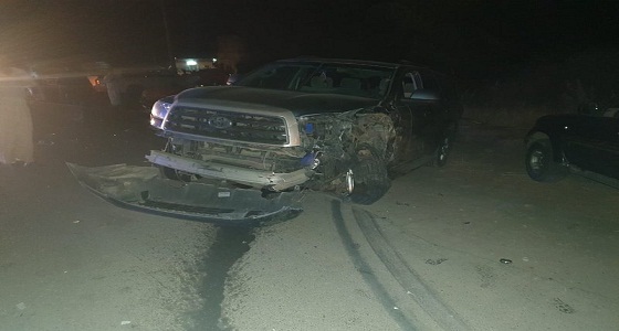 بالصور.. مصرع وافد وإصابة مواطن في حادث على طريق ” غميقة – الليث “