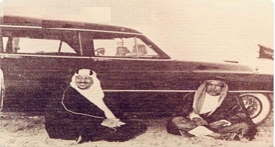 صورة نادرة للملك سعود وأمير الكويت التقطت في مثل هذا اليوم