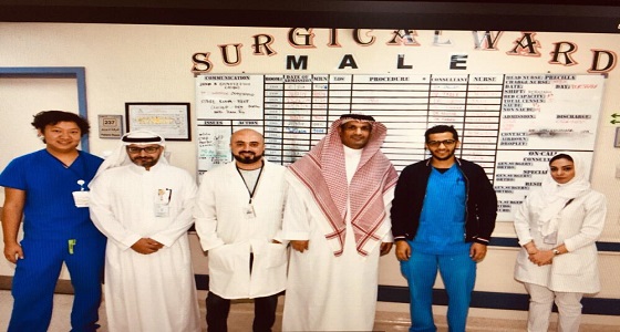 بالصور.. فريق طبي يعيد تثبيت مفصل الورك لخمسينية في جدة