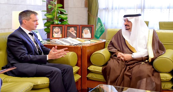 أمير منطقة الرياض يستقبل سفير البرازيل لدى المملكة