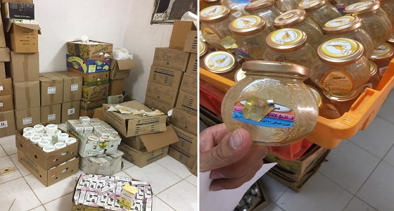 مداهمة معمل يغلف ويعبىء عسلا وزيوتا منتهية الصلاحية